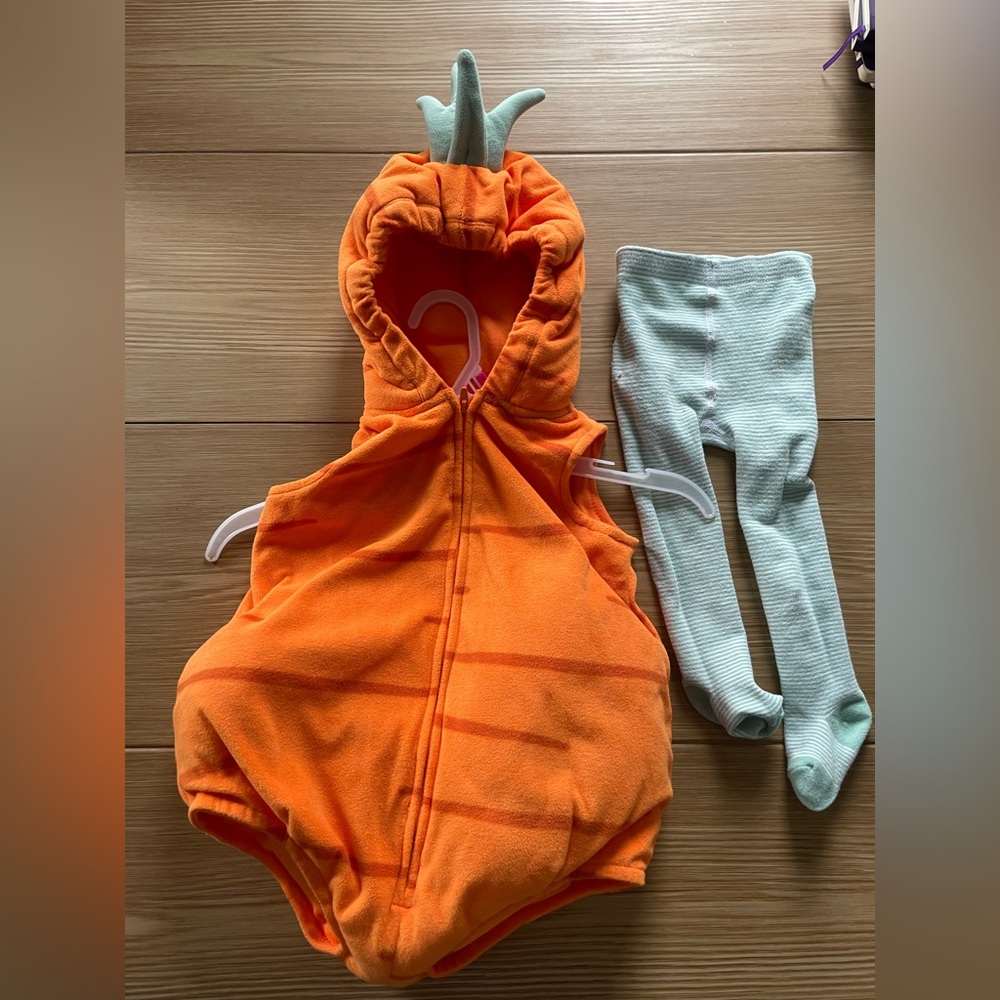Carrot/pumpkin halloween costume
